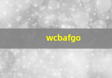 wcbafgo